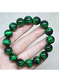 Vòng Tay Đá Mắt Hổ Xanh Lá Cho Người Mệnh Mộc Và Mệnh Hỏa