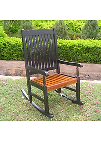 Ghế thư giãn sân vườn - ban công gỗ tự nhiên (giao màu ngẫu nhiên)