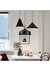 Bộ thả bàn ăn phong cách Châu Âu quý tộc đẹp mắt kiểu ABC - Tặng kèm bóng LED chuyên dụng và 1 thanh ngang 50cm lắp 3 đèn