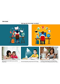 Đèn bàn, đèn LED chống cận thị chính hãng Rạng Đông bóng 5W, thiết kế siêu đáng yêu cho bé (RD-RL-24.V2 5W)