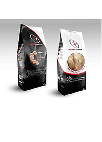 Cà Phê Arabica Cầu Đất - Pha Máy- Gói 500gr Nguyên Hạt  Mùi Hương Dịu Nhẹ Vị Cân Bằng Hoàn Hảo Rovina Coffe