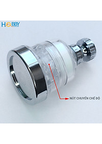 Đầu vòi tăng áp 3 chế độ có đầu lọc cặn HOBBY Home Decor VSTA3