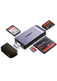 Đầu Đọc Thẻ Nhớ Đa Năng Chuẩn USB 3.0 Ugreen 50541 - SD/TF/CF/MS - Hàng Chính Hãng
