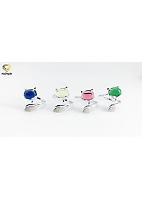 Nhẫn bạc Ý 925 Huệ Ngân - Hồ ly quyến rũ RR1618