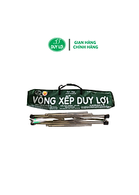 KHUNG VÕNG XẾP DUY LỢI INOX - CỠ NHỎ (KHÔNG BAO GỒM VÕNG LƯỚI) - TẶNG 10 MÓC ÁO KÉP NHỰA CAO CẤP DUY LỢI