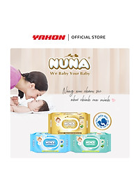 Thùng Khăn Ướt Em Bé NUNA Gold Không Mùi 100 Miếng/Bao, 24 Bao/Thùng