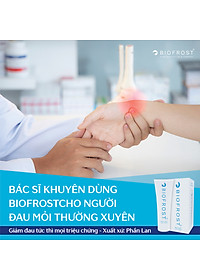 COMBO CỰC SHOCK 1&1 - GEL BIOFROST RELIEF VÀ BIOFROST ACTIVE GIẢM ĐAU NHẬP KHẨU PHẦN LAN HIỆU QUẢ NHẤT AN TOÀN NHẤT
