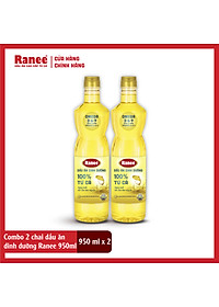 Combo 2 chai dầu ăn dinh dưỡng Ranee 950ml (950ml/chai x 2 chai)