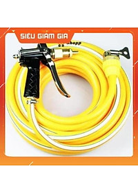 Bộ vòi xịt tăng áp 3 lần rửa xe tưới cây điều chỉnh mức nước tiết kiệm nước đa năng 206400