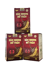 Sâm nhung bổ thận Kingphar, lọ 60 viên, tăng cường chức năng thận cho nam và nữ