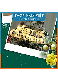 Đèn LED Chữ Merry Christmas Treo Cây Thông, Trang Trí Giáng Sinh, Noel - Chính Hãng NAVIVU
