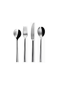 Bộ 6c Nĩa Ăn 107001 - Inox 304 Stainless Steel 18/10 Đồ dùng bàn tiệc nhà hàng khách sạn cao cấp (Set of 6pcs Table Fork SS18/10)