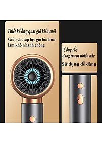 Máy Sấy Tóc AZO A811 Công Suất 2000W, Máy Sấy Tóc, Tạo Kiểu Tóc 2 Chiều Nóng Lạnh 3 Cấp Độ Gió Giúp Chăm Sóc Và Bảo Vệ Tóc - Hàng chính hãng/ Hàng nhập khẩu