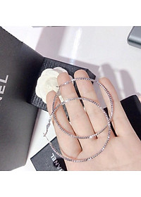 Khuyên tròn xuyến 6cm, bông tai dự tiệc sang trọng