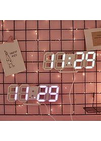 Đồng hồ báo thức điện tử để bàn màn hình đa chức năng thời gian, lịch, báo thức, nhiệt độ - Giao Màu Ngẫu Nhiên