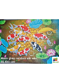 Tranh Xếp Hình Random Cut 750 Mảnh Minh Châu – Cute Kittens (40x60cm)