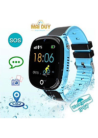 Đồng hồ định vị trẻ em GPS nghe gọi MAI DUY HW11 cảm ứng tiếng việt, có camera, kháng nước cao cấp -Hàng Nhập Khẩu 