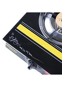 Bếp Gas Đôi Chén Nhôm RAINY hoa văn màu sắc ngẫu nhiên + tặng vĩ nướng chống dính - Hàng chính hãng