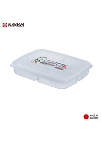 Khay đựng thực phẩm chia 4 ngăn có nắp đậy Nakaya 710ml hàng Made in Japan #K154