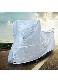 Bạt trùm xe máy tráng nhôm loại siêu dày chất lượng cao, chống mưa chống nắng xe máy, có túi đựng bạt trùm chính hãng D Danido