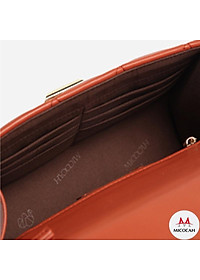 Túi Xách Nữ Đeo Chéo MICOCAH Dáng Công Sở Thời Trang Vân Quả Trám Sang Trọng Thanh Lịch Da Cao Cấp Cực Đẹp MC61