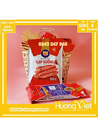 Đặc Sản Sóc Trăng - Lạp Xưởng Nạc Tân Huê Viên 500G Sóc Trăng Hút Chân Không, Thịt Lạp Sườn Heo Mai Quế Lộ Thơm Ngon Đậm Vị Truyền Thống