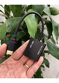 Cáp Chuyển HDMI to VGA MT-ViKi Hỗ Trợ Độ Phân Giải Full HD 1080P - Hàng Nhập Khẩu