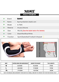 Bộ 2 ống bảo vệ khuỷu tay chống nắng AOLIKES A-7945 Sport protection elastic arm