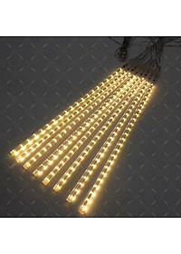 [Trang Trí Đẹp] Bộ Đèn Led Sao Băng KhoNCC Hàng Chính Hãng - Treo Trên Cao Đủ Màu 8 Ống 50 Cm - Chống Nước Để Ngoài Trời - KLM-8LSB5T