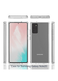 Ốp lưng chống sốc trong suốt siêu mỏng cho Samsung Galaxy Note 20 hiệu Likgus Crashproof giúp chống chịu mọi va đập - hàng nhập khẩu