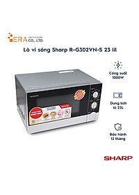 Lò Vi Sóng Có Nướng Sharp R-G302VN-S - 23 Lít - Hàng chính hãng