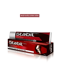 Kem bôi khớp nhập khẩu chính hãng Ba Lan STABIL (75 gam/ tuýp) bổ sung Glucosamine, Gừng, MSM, Boswellia & Bạc hà giúp thẩm thấu chăm sóc các khớp, giảm cứng khớp