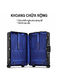 Vali Nhôm Nguyên Khối Khóa Sập NiceVilla 20inch-24inch-29inch