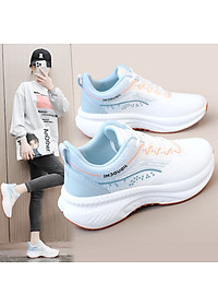 Giày thể thao nữ, giày chạy bộ đế êm nhẹ, thoáng khí đế cao su đúc, chống trơn trượt hạn chế mòn  – GNU2066