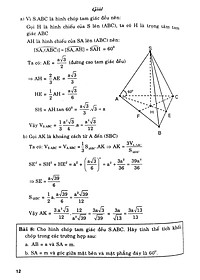 Phân Loại Và Phương Pháp Giải Các Dạng Bài Tập Hình Học 12