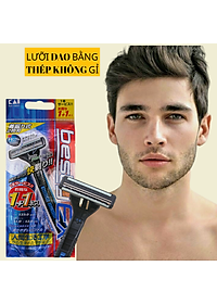 Dao Cạo Râu 2 Lưỡi Kép Kai 14666-Besty BSTX-2PF2 (Set 2 cây)