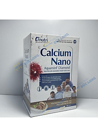 Calcium Nano AquaminF Diamond (Gia đình) – Hỗ trợ bổ sung canxi cho cơ thể - Hộp 50 viên