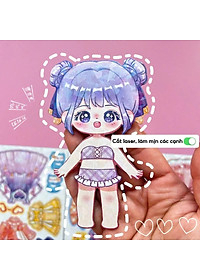 Đồ Chơi Búp Bê Từ Tính Nam Châm Thay Trang Phục Công Chúa