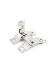 Chốt Khóa Cài Cửa Góc Vuông 90 Độ KUNBE Bằng Thép Không Gỉ, Then Cửa Dạng Chữ L Có Chốt Cố Định Thanh Gạt Loại To An Toàn, Chắc Chắn