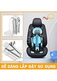 Ghế ngồi ô tô trẻ em giá rẻ có đai an toàn xe hơi cho bé 1 2 3 4 5 đi oto