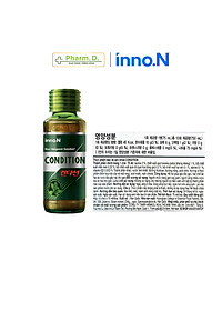 Nước Giải Rượu CONDITION inno.N Hỗ Trợ Giải Rượu Bia Hiệu Quả, Giúp Giải Độc Và Bảo Vệ Gan (75ml x 1 chai, 10 chai)