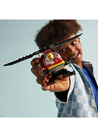 LEGO CITY 60411 Đồ chơi lắp ráp Trực thăng cứu hỏa (85 chi tiết)