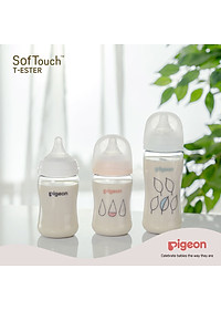 Bình Sữa Softouch T-Ester Plus Thế Hệ III - Giọt sương 200 ml/300ml
