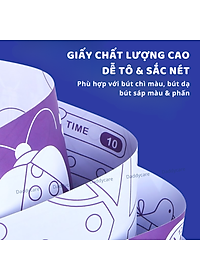 Đồ chơi thủ công 80 bức tranh tô màu cho bé Mideer Drawing Coloring, đồ chơi sáng tạo cho bé 2,3,4,5,6 tuổi