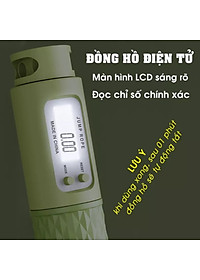 Dây Nhảy Không Dây Tích Hợp Tạ Sắt Tay Cầm Đếm Số Vòng,Quãng Đường,Calo Tiêu Thụ + Tặng Tô Vít Và Pin