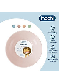 Bát Ăn Amori Sản Xuất Theo Tiêu Chuẩn Xuất Nhật Chất Liệu Nhựa Nguyên Sinh Đảm Bảo An Toàn Tuyệt Đối Cho Người Sử Dụng- Chính Hãng inochi ( Tặng kèm khăn lau pakasa)