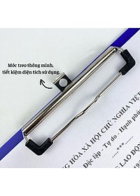 Bìa trình ký mica Enter G03 16.5x21.5cm có kẹp giấy A5 đứng 