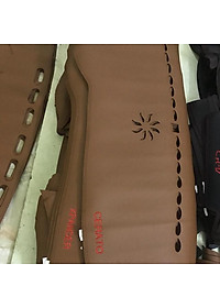 Thảm Taplo Hyundai Accent 2017-2023 loại da dày cao cấp 3 lớp chống trượt Da Carbon đen