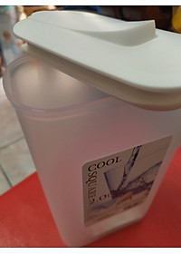 Bình đựng nước nắp bật Pearl Metal Cool Square 2 lít - Made in Japan