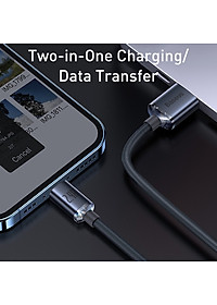 Cáp sạc nhanh, truyền dữ liệu tốc độ cao siêu bền Baseus Crystal Shine Series Fast Charging Data Cable IP 2.4A - Hàng chính hãng